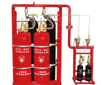 寧夏管網(wǎng)式七氟丙烷滅火系統(tǒng)（外貯壓）-滅火流程